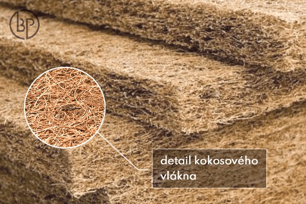 Matrace s kokosovou doskou