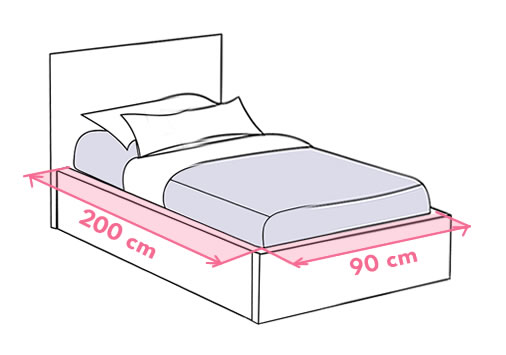 Postele 90x200 cm