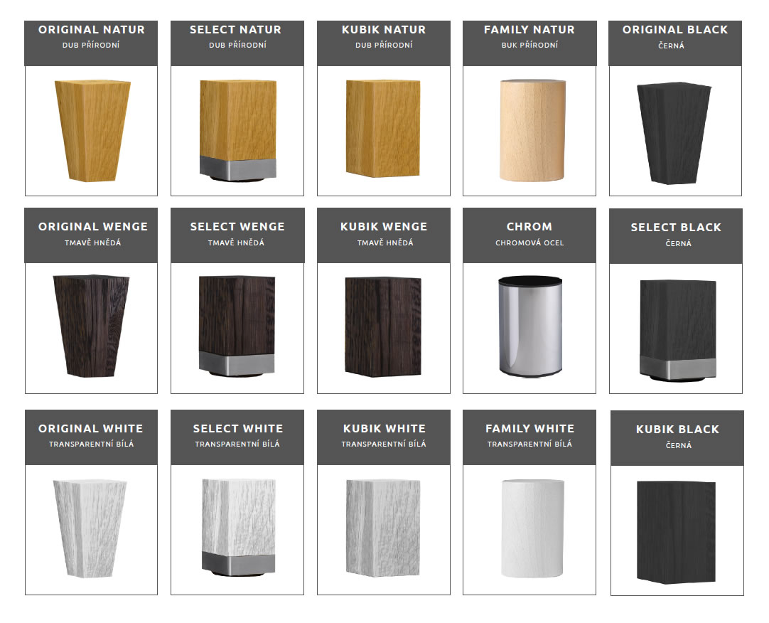 Nožičky k posteli Venus ST