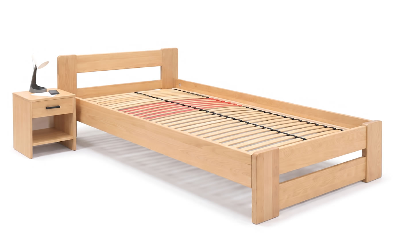 Montáž jednoduchej postele Miva s hlavovým čelom