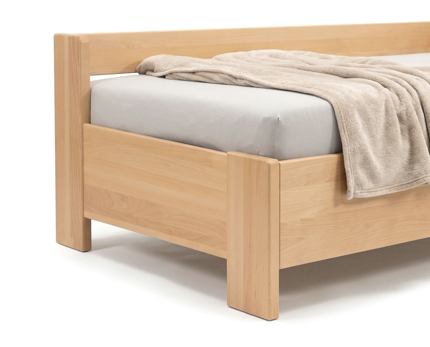 Detail vyhotovenia postele Miva