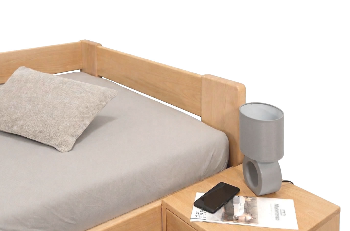 Detail vyhotovenia postele Miva