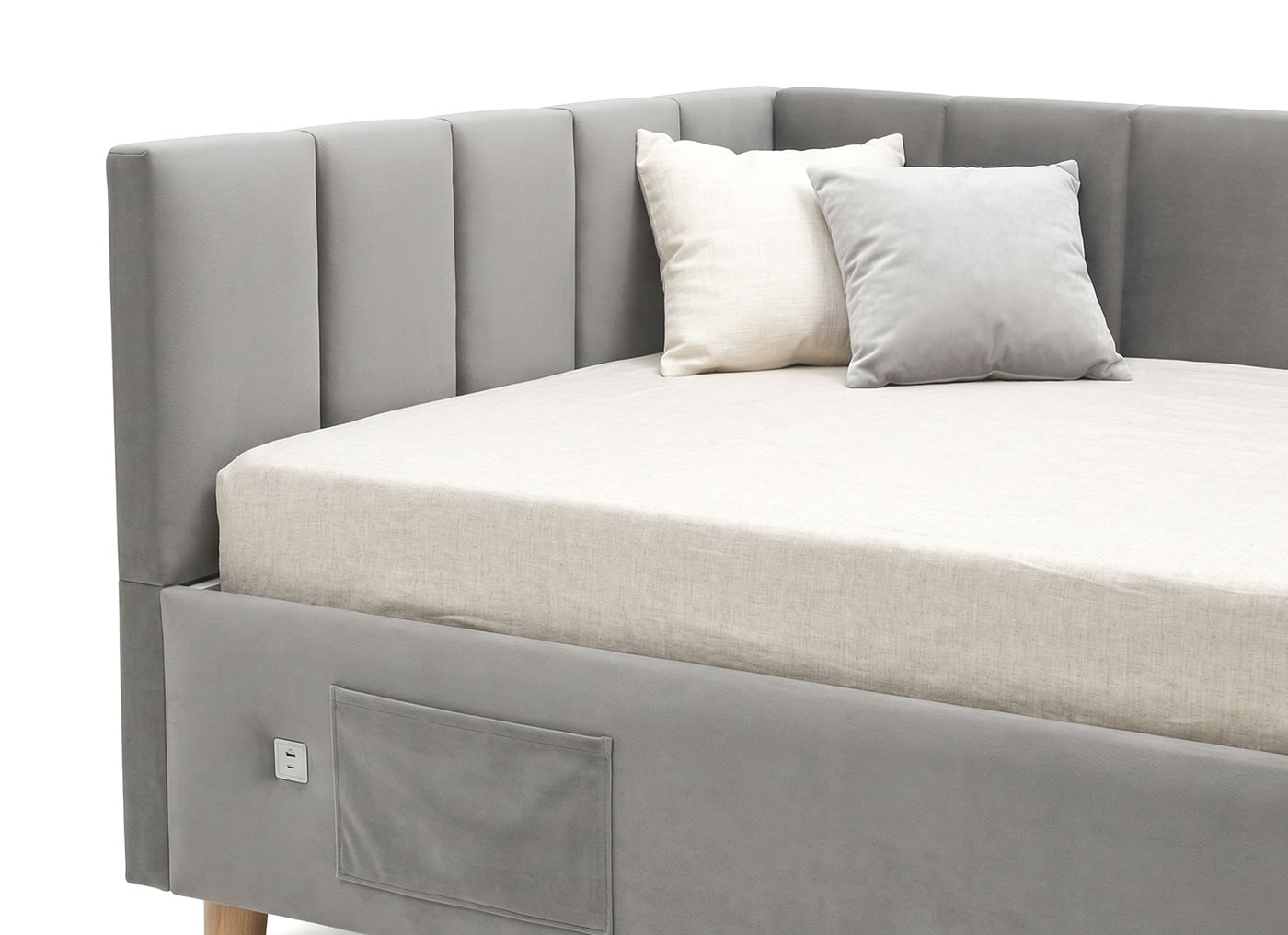 Vrecko a USB nabíjačka postele Dock