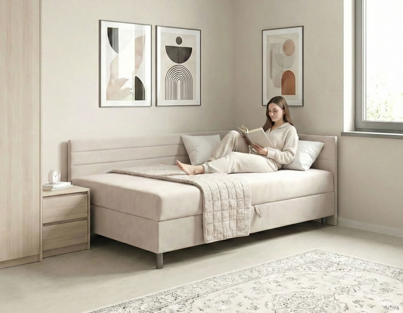 Zloženie rámu postele Elia