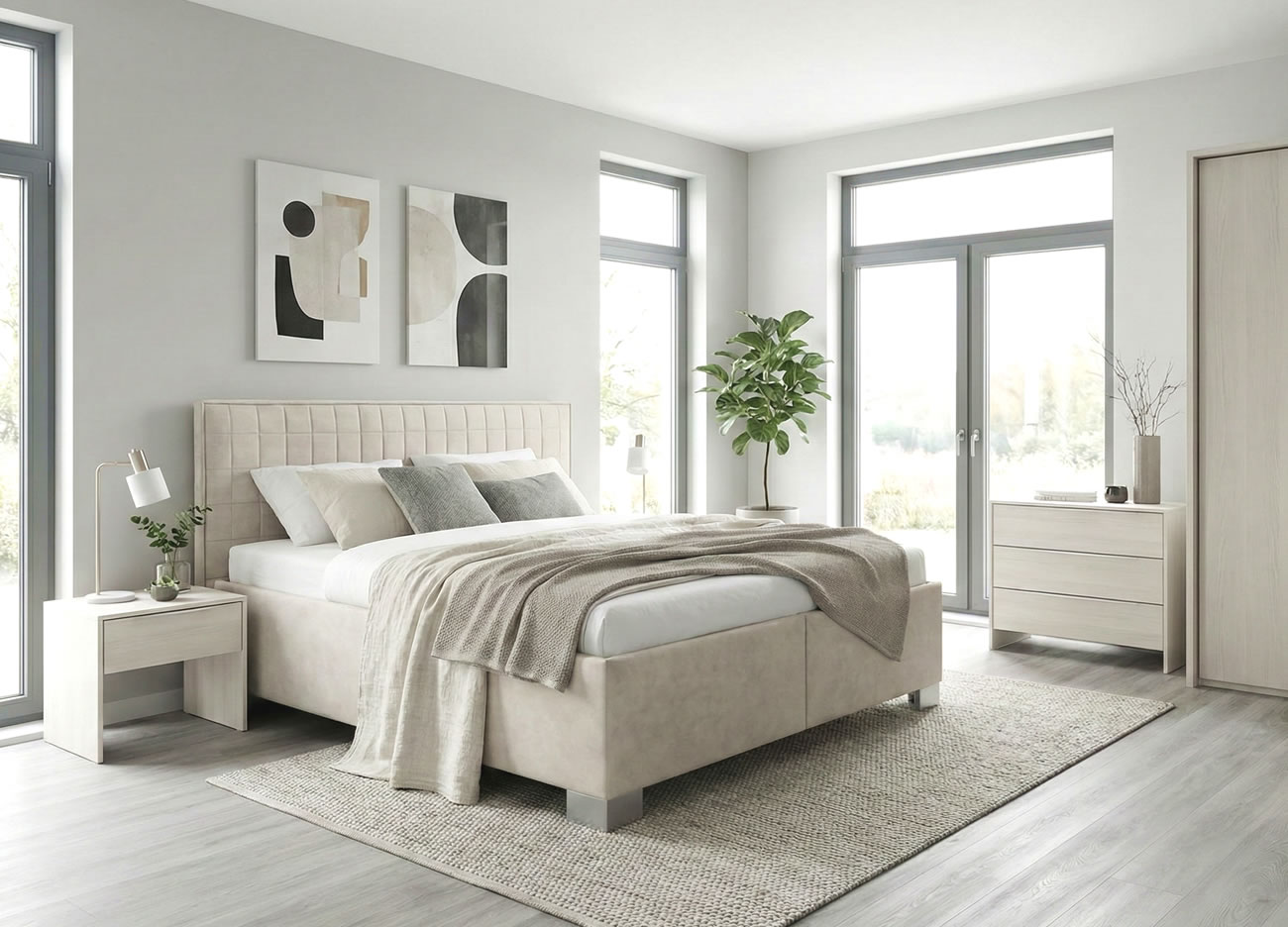 Technické rozmery postele Belarona