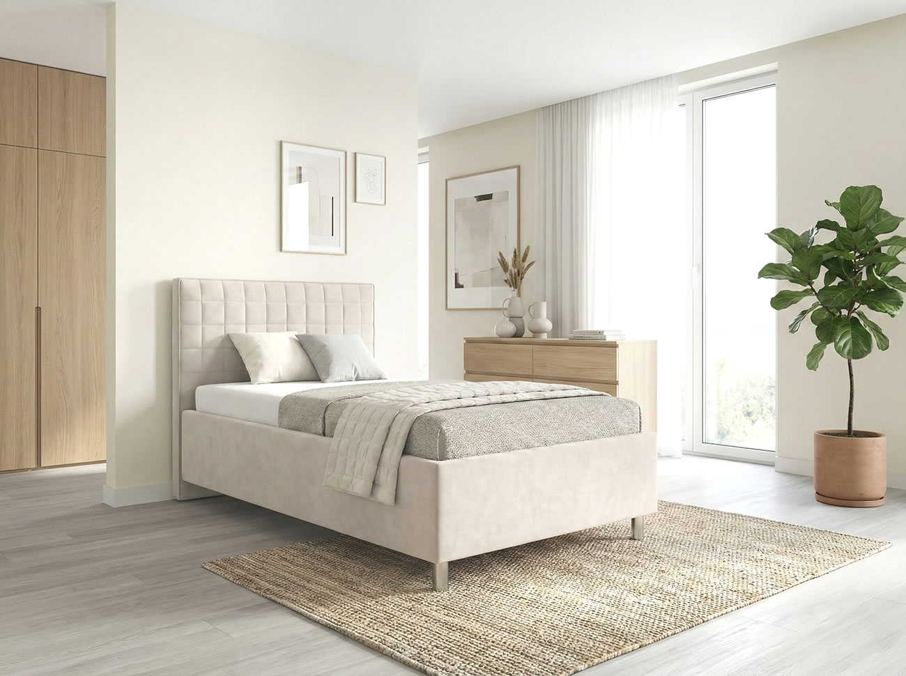 Technické rozmery postele Belarona