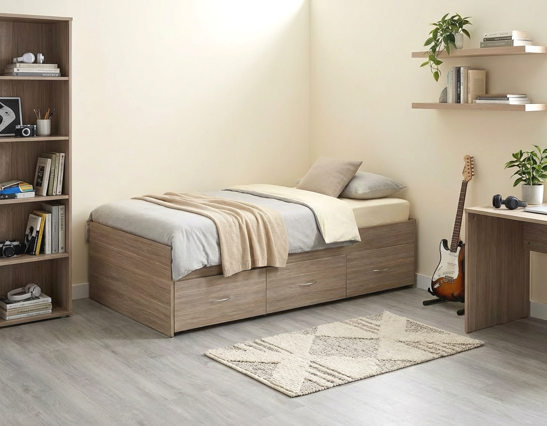 Detail materiálu postele BETA