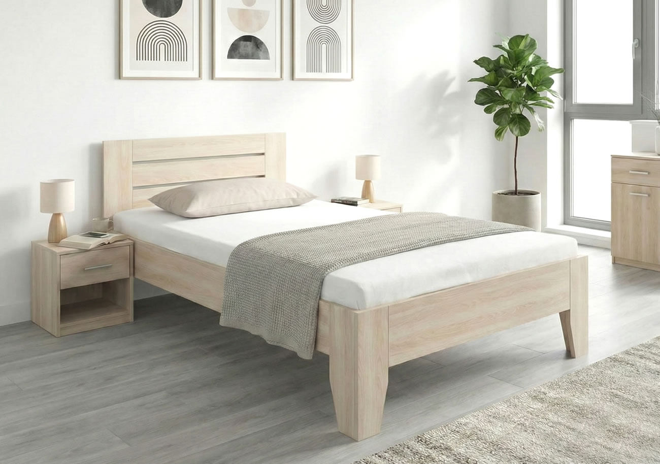 Moderná jednolôžková posteľ Canaria 140x200