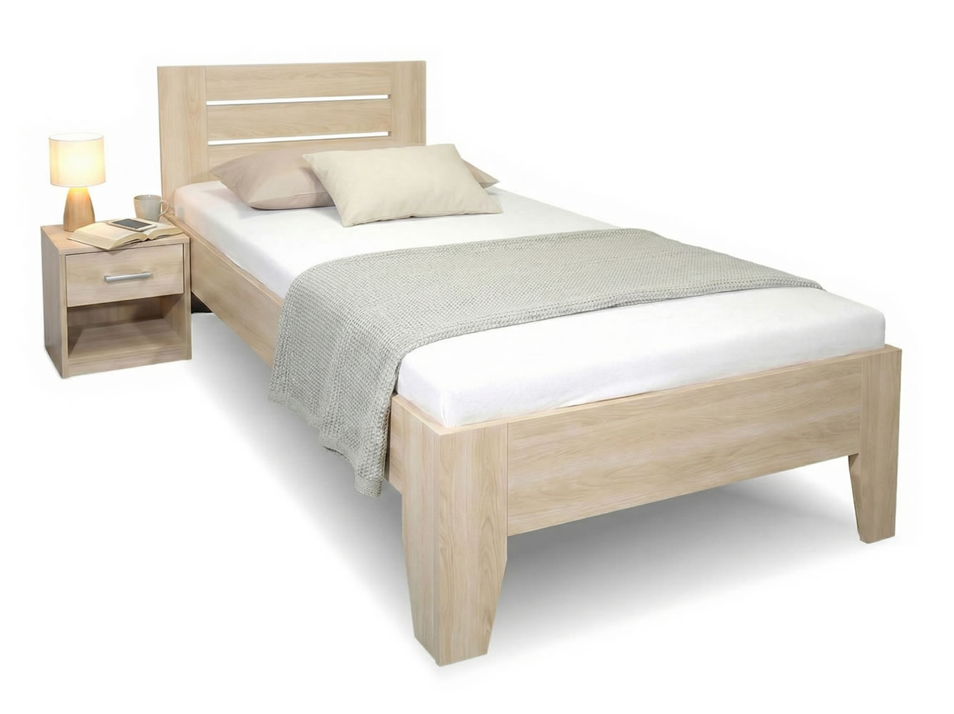 Posteľ Canaria v dekore Buk svetlý