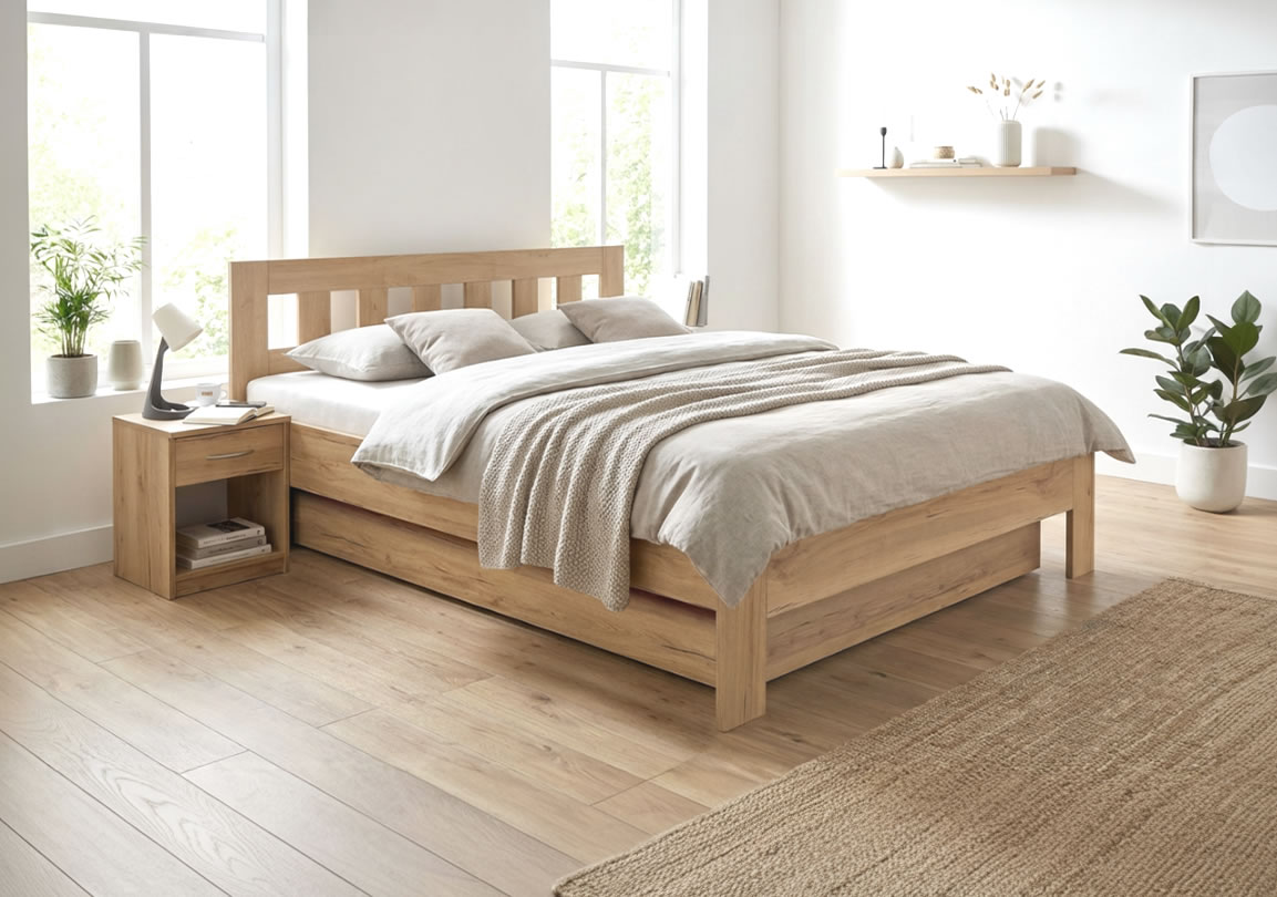 Detail konštrukcie postele MALAGA