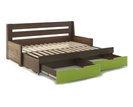 Rozkladacia posteľ s úložným priestorom FLEXI B, lamino