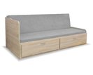 Rozkladacia posteľ MINDES 90 pravá - ľavá, dub sonoma Rozkladacia posteľ MINDES 90 pravá - ľavá, dub sonoma