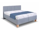 Čalúnená posteľ Satray, s roštom a úložným priestorom Čalúnená posteľ Satray, s roštom a úložným priestorom