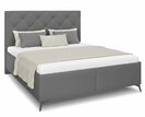 Čalúnená manželská posteľ s úložným priestorom VENUS ST, rošty v cene
