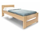 Posteľ jednolôžko z masívu Ela, masív buk