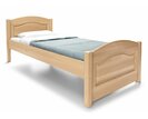 Posteľ jednolôžko z masívu Vanesa, masív buk