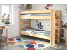Poschodová posteľ JUNIOR 3, PRAVÁ, masív buk