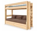 Poschodová posteľ JUNIOR s rozkladacou POHOVKOU,