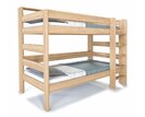 Poschodová posteľ JUNIOR s policami, masív buk
