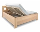 Posteľ z masívu s úložným priestorom Erika, masív buk