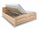 Posteľ z masívu s úložným priestorom Vanesa, masív buk