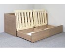 Rozkladacia posteľ Sára s vysokými čelami