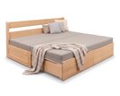 Rozkladacia posteľ s úložným priestorom FLEXO - bez čiel, masív buk