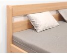 Rozkladacia posteľ s úložným priestorom FLEXO - Pravá, masív buk