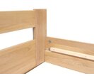 Zvýšená buková posteľ s roštom MIVA pravá, 90x200 Zvýšená buková posteľ s roštom MIVA pravá, 90x200