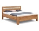 Zvýšená drevená posteľ dvojlôžko z masivu ADRIANA, masív dub