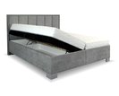 Vyvýšená čalúnená posteľ s úložným priestorom Karin