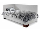 Čalúnená posteľ s úložným priestorom Quatro, s čelami