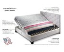 Americká posteľ boxspring s úložným priestorom DIVA