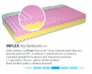 Stredne tvrdý matrac INFLEX, 21 cm, 130 kg, studená pena Stredne tvrdý matrac INFLEX, 21 cm, 130 kg, studená pena