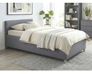 Vyvýšená čalúnená posteľ Lyoneta, s úložným priestorom, 120x200cm