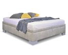 Vyvýšená čalúnená posteľ s úložným priestorom Litera