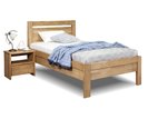 Vyvýšená posteľ jednolôžko z masivu Klementin, masiv buk