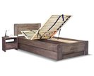 Posteľ s úložným priestorom ARION 2, 120x200, masív buk