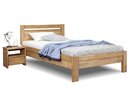 Vyvýšená posteľ z masívu Klementin, 120x200cm, masív buk