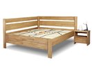 Zvýšená posteľ z masívu Academia, masív buk