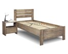 Zvýšená posteľ z masivu Mistral, 80x200, 90x200, masiv buk
