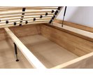 Posteľ s úložným priestorom Trinity 2, masiv buk, 140x200