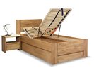 Posteľ s úložným priestorom Trinity 2, 80x200, 90x200, masiv buk
