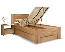 Posteľ s úložným priestorom Trinity 2, 80x200, 90x200, masiv buk