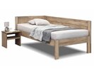 Rohová posteľ z masívu buku Timea pravá
