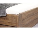 Posteľ s úložným priestorom Odysea, masív dub