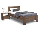 Zvýšená posteľ z masívu Trinity, masív dub, 120x200