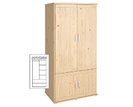 Šatníková skriňa dvojdverová Alfa-173, smrek Šatníková skriňa dvojdverová Alfa-173, smrek