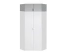 Rohový nadstavec šatníkovej skrine IA21555, biela Rohový nadstavec šatníkovej skrine IA21555, biela