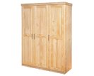 Šatníková skriňa 3D IA8883, masiv borovica